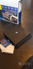 Playstation 4 pro + 3 controller, 8 giochi, camera