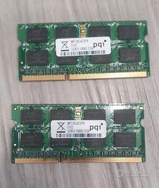 Coppia di memoria da 2gb di Ram DDR3 - Totale 4gb