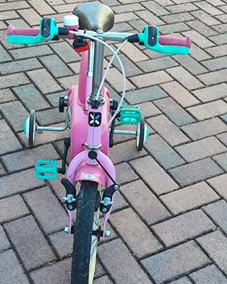 Bici bimba 3-5 anni, 14 pollici
