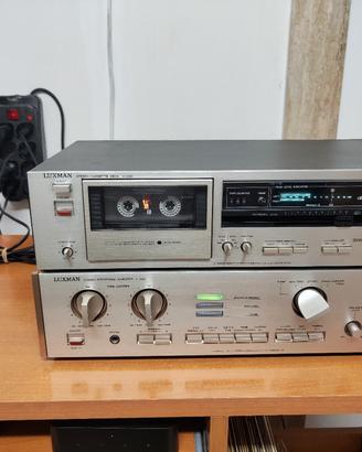 amplificatore Luxman L-220 piu deck