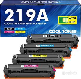 219A 219X MFP 3302FDW Toner Con Chip: 4-Pack Compa