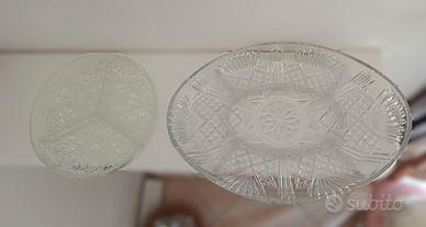 Set vetro - Salsiere e piatto tondo