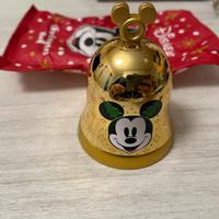 Campanella Natale  Disney conad Topolino oro gold