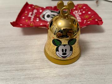 Campanella Natale  Disney conad Topolino oro gold