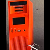 Radio  MP3 vintage arancio