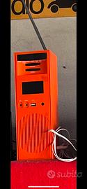 Radio  MP3 vintage arancio