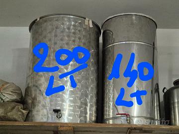 FUSTI ACCIAIO INOX OLIO OLIVA