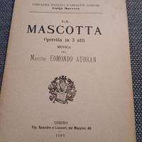 Libretto Operetta "La Mascotta" - Audran - maresca
