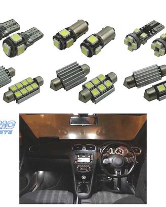 KIT 16 LAMPADE LED INTERNE PER VOLKSWAGEN VW GOLF 
