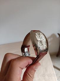orologio uomo quadrante bec cinturino in cuoio  