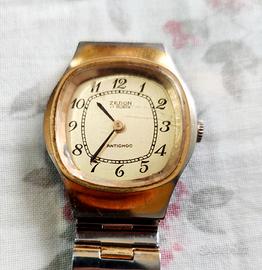 Orologio antico a corda marca Zedon funzionante.