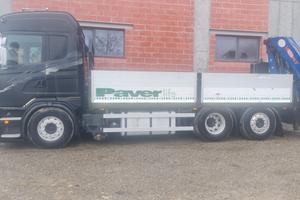 scania 560 motrice con gru e rimorchio 