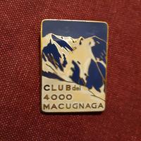 Distintivo Club dei 4000 di Macugnaga