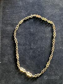 Collana maglia infinito – acciaio color silver