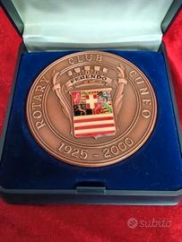medaglia commemorativa Rotary Club Cuneo 