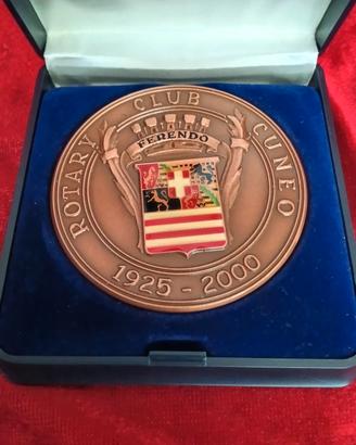 medaglia commemorativa Rotary Club Cuneo 