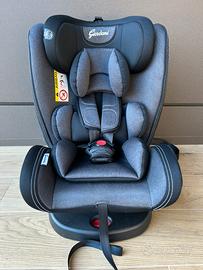Seggiolino auto isofix 0-36 kg ruotante a 360*