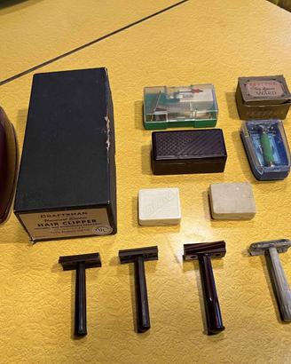 Oggetti barbiere vintage