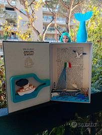 Libro arredo con sirena 3D 📙🧜🏻♀️