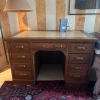 Scrivania anni ‘40 in rovere massello