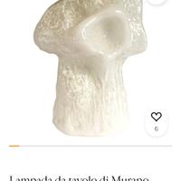 Lampada vetro di murano di Carlo Nason