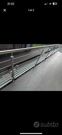 Vengo ringhiera accaio inox e vetro