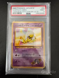 Pokemon Sabrina’s Abra PSA 9 Yamabuki Gym 63