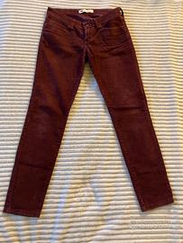 Pamtaloni velluto Levis Demi curve taglia S