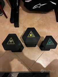 Coppia manubri 10kg + singolo 5Kg