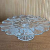 Alzata in vetro di boemia