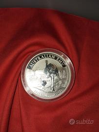 Oncia moneta argento 999 Emu 2021