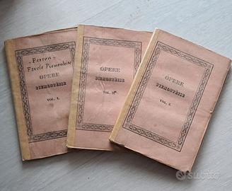 Rarissimo Trittico "Opere Piemontèise" V.A. Peyron