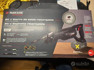 Gattuccio Seghetto Ricaricabile 20V Parkside NUOVO
