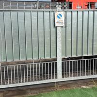 Cancello in acciaio zincato