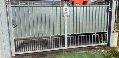 Cancello in acciaio zincato