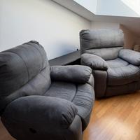 Poltrone Seychelles con recliner elettrico