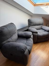 Poltrone Seychelles con recliner elettrico