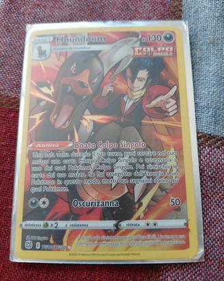 Carta pokemon Houndoom full art 2022