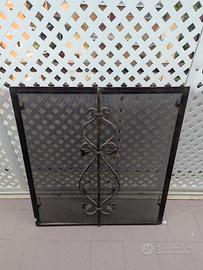 Copri termosifone in ferro battuto con griglia dec