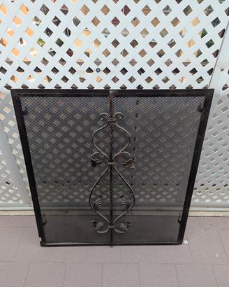 Copri termosifone in ferro battuto con griglia dec