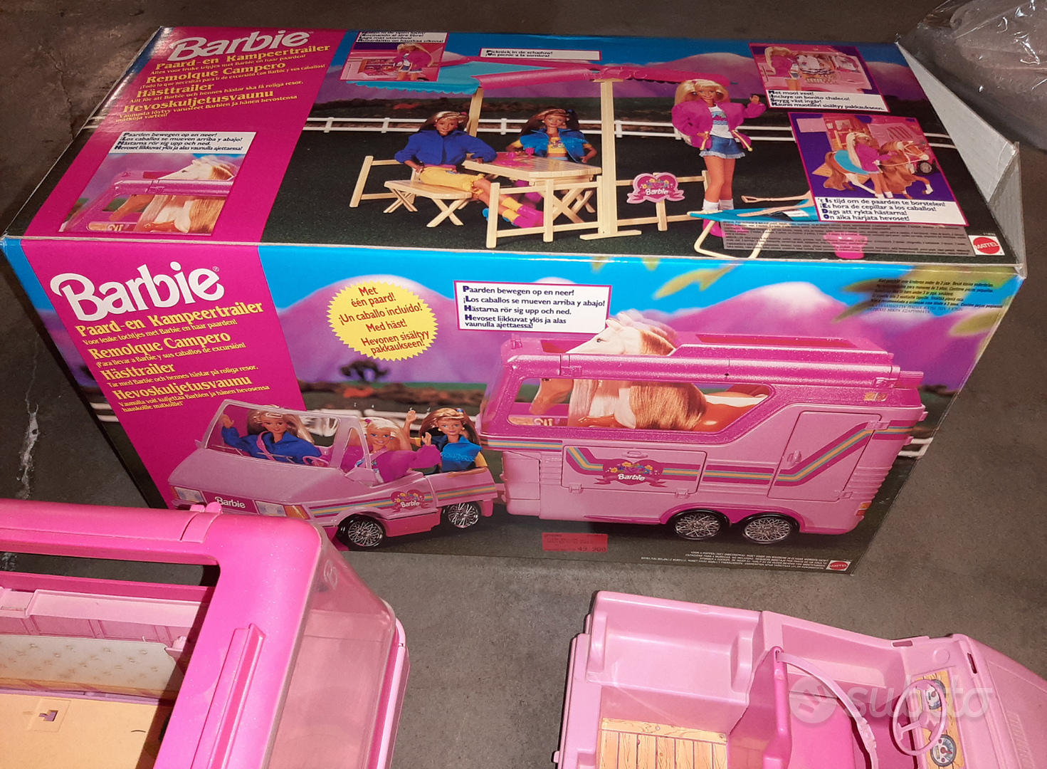 Barbie horse trailer online 1993