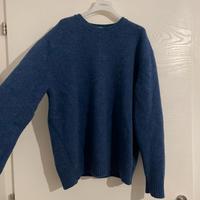 Maglione Blu Lana Donna Benetton