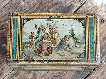 Scatola latta vintage Baratti & Milano