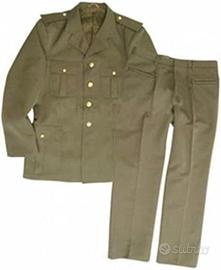 Militaria Uniforme ord. 100% lana esercito tg. 54