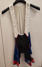pantaloni ciclista uomo con bretelle  tg.L