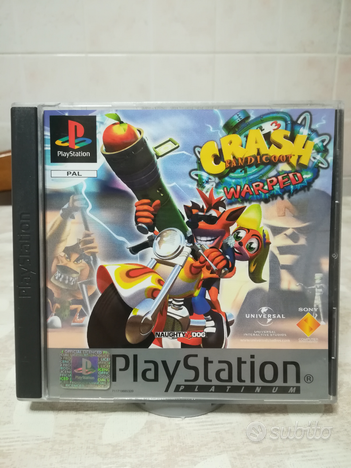 Crash Bandicoot 3 Warped Playstation 1, usato usato  Verbano-Cusio-Ossola