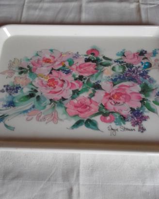 Vassoio di Melamina con Rose