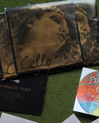 Corde violoncello  4/4 la re Eva Pirazzi Gold