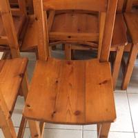 Sedia in legno abete