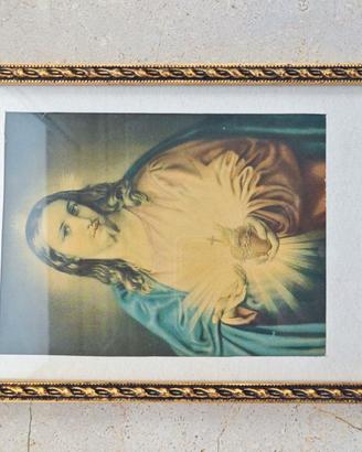 Quadro Sacro Cuore di Gesù. Sagrado Corazón. Sacré